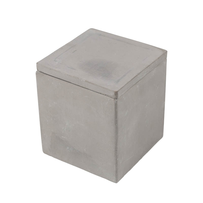 CEMENT SQUARE CANDLE L