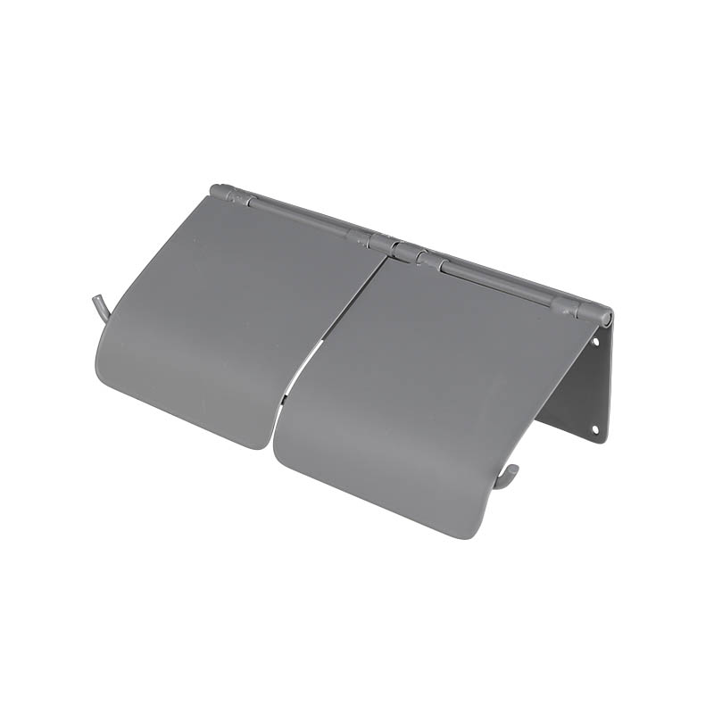 PAPER HOLDER DOUBLE COVER GRAY
