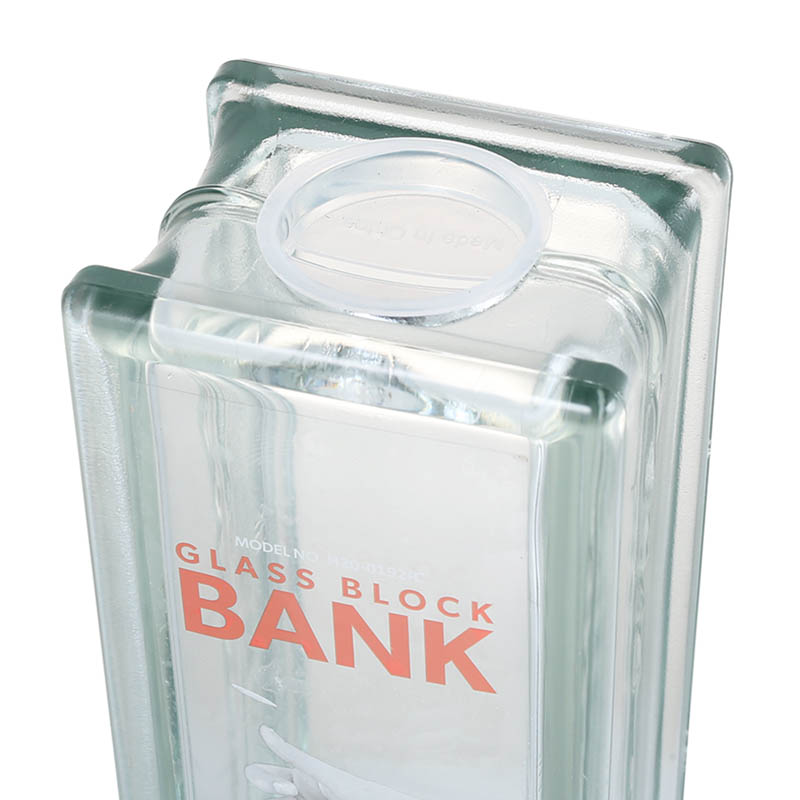 GLASS BLOCK BANK RECTANGLE