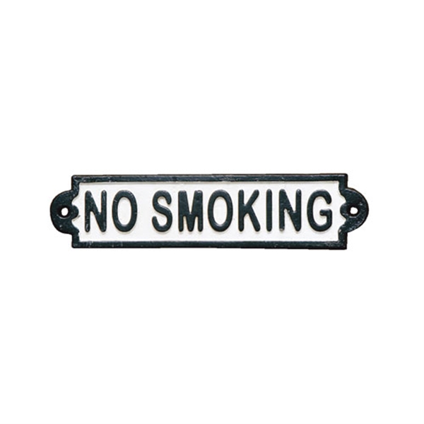 IRON SIGN "NO SMOKING"