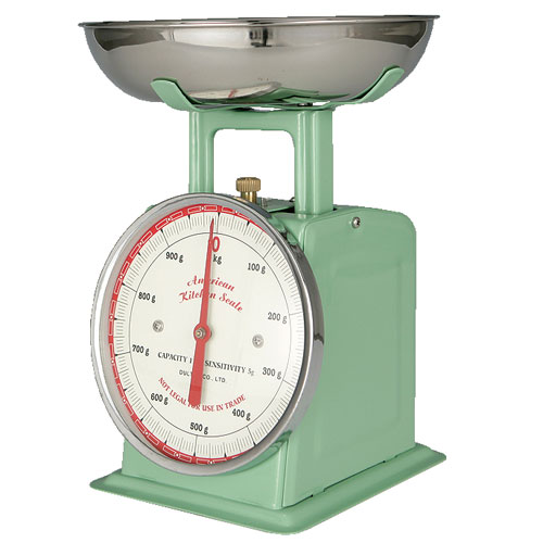 AMERICAN KITCHEN SCALE MINT GREEN