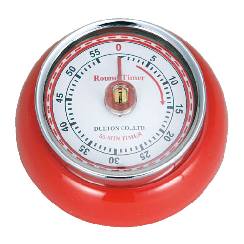 KITCHEN TIMER WITH MAGNET RED