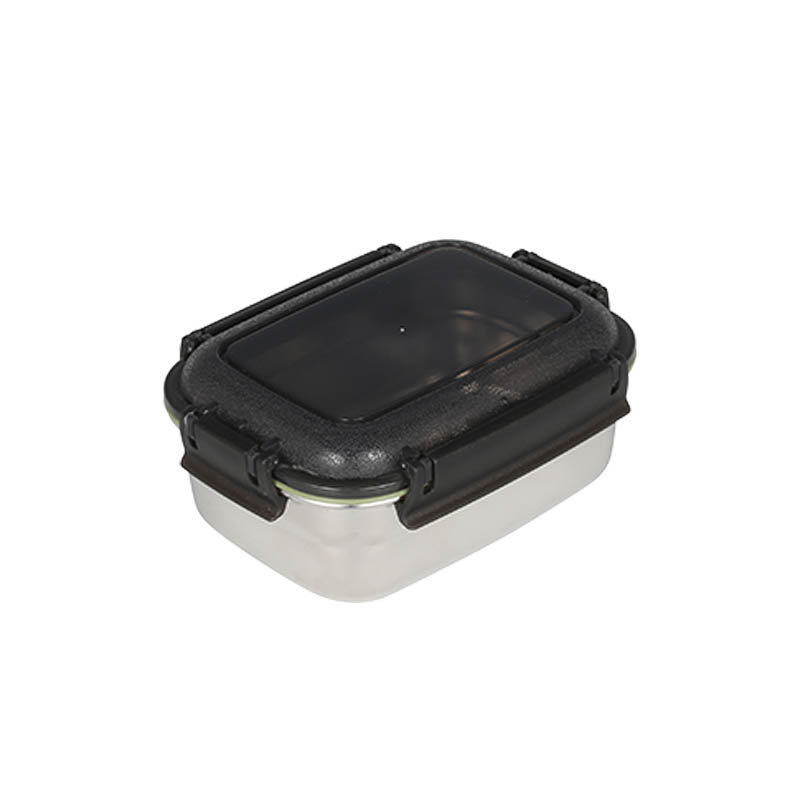 SS FOOD CONTAINER RECTANGLE M SMOKE