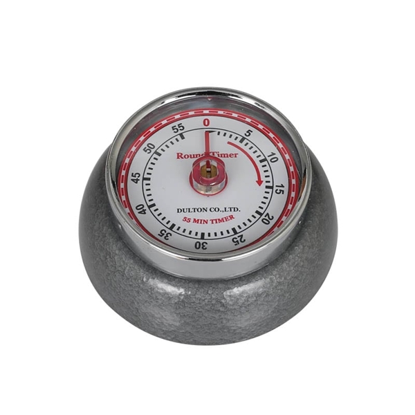 KITCHEN TIMER WITH MAGNET GRAY