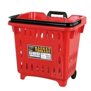 BASKET TROLLEY RED