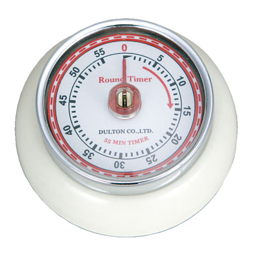 KITCHEN TIMER WITH MAGNET IVORY