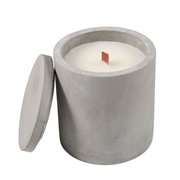CEMENT CYLINDER CANDLE L